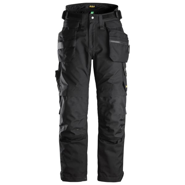 Snickers 6580 FlexiWork Vinterbukse svart, GORE-TEX XS