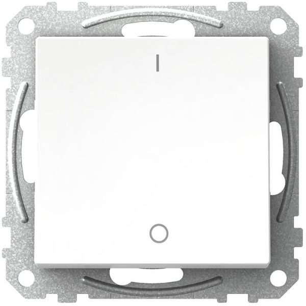 Schneider Electric Exxact WDE002106 Strømbryter firkantet vippe, uten klør, hvit 2 poler