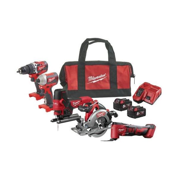 Milwaukee M18 FPP5K-502B Verktøypakke