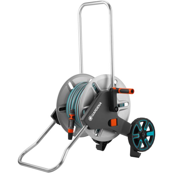Gardena AquaRoll M Metal Slangevogn med 25 m Classic-slange, 3/4"