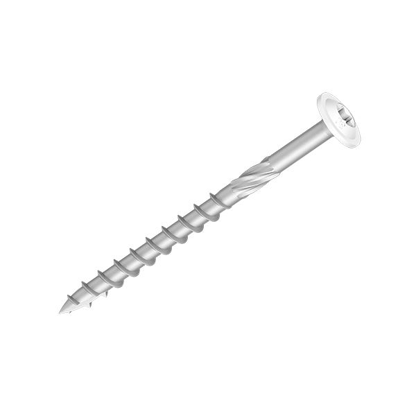 Ejot 9608021 Monteringsskrue 6,0 x 60 TX30 HVIT RAL 9002 50-pakning