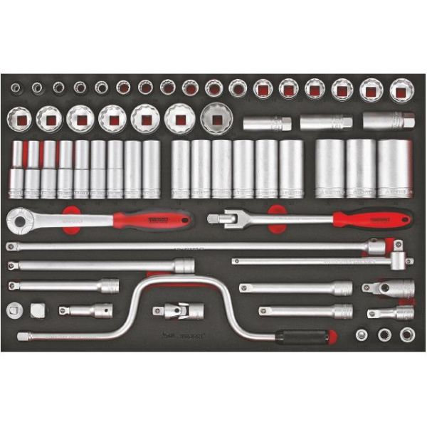 Teng Tools TTESK63 Pipenøkkelsett 63 deler