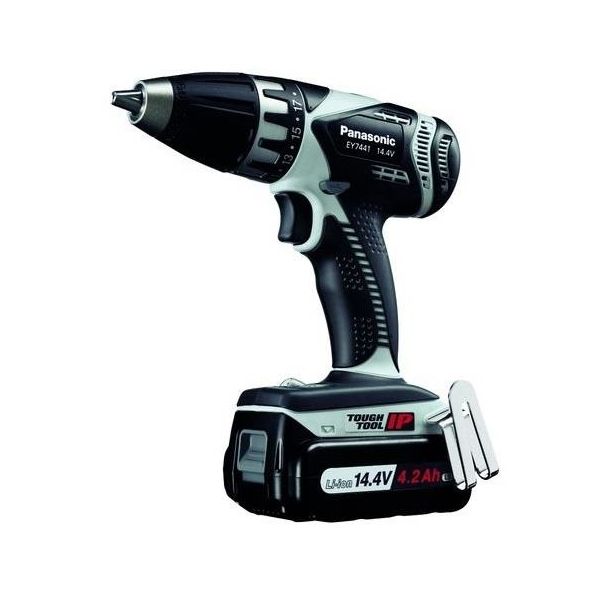 Panasonic EY7441LS2S32 Borskrutrekker med 4,2Ah-batterier og lader