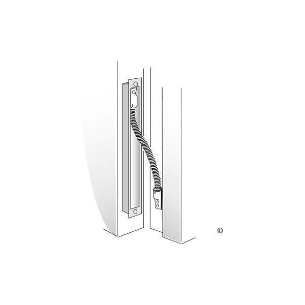 ASSA Abloy EA280 Karmoverføring 287 mm, blankkrom