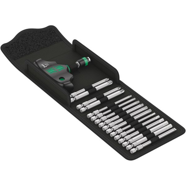 Wera Kraftform Kompakt 400 Skrutrekkersett 17 deler