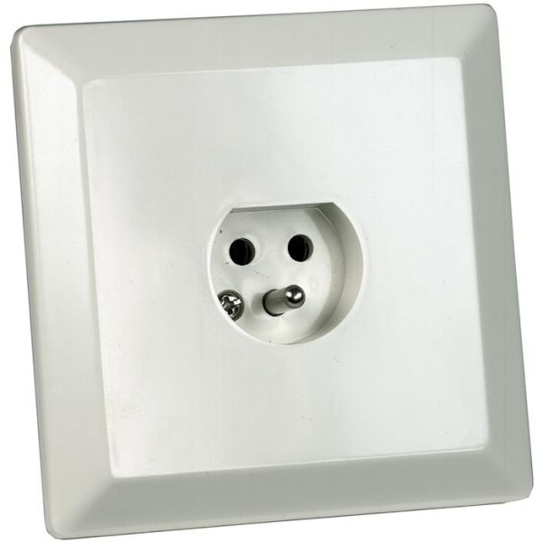 Gelia 080000696 Lampeuttak innfelt, 2-polet, jordet