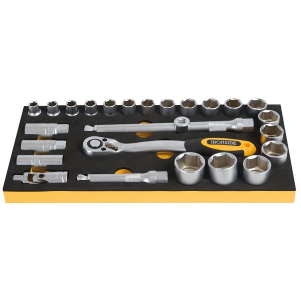 Ironside 102389 Pipenøkkelsett 26 deler, 1/2"