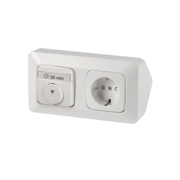 ABB 2TKA00001740 Timersett 2 rom, hjørneboks, utenpåliggende