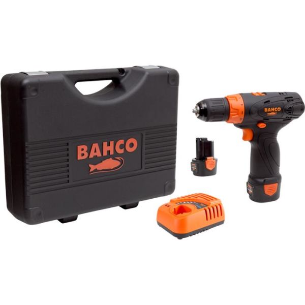 Bahco BCL31D1K1 Bormaskin med 2,0Ah-batterier og lader