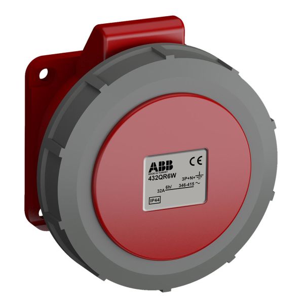 ABB 2CMA102396R1000 Paneluttak hurtigtilkoblet, vibrasjonsbestandig Rett, 5-polet, 32 A