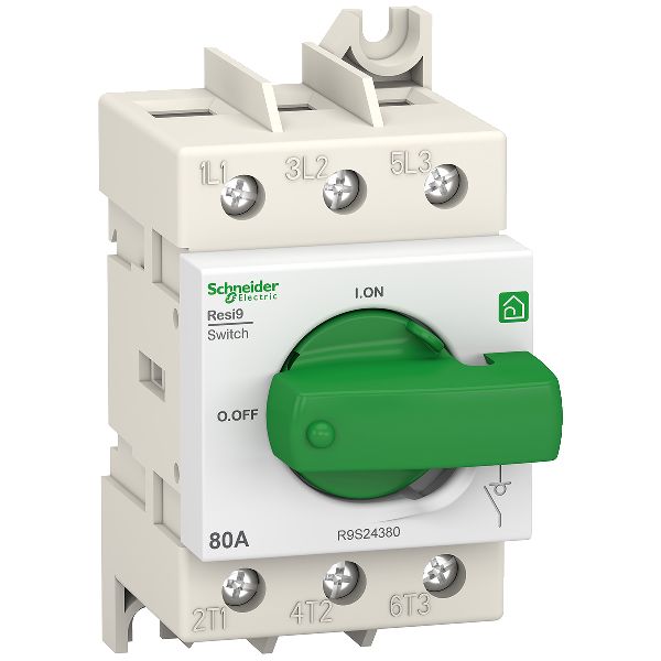 Schneider Electric Resi9 Hovedbryter 3-polet 80 A