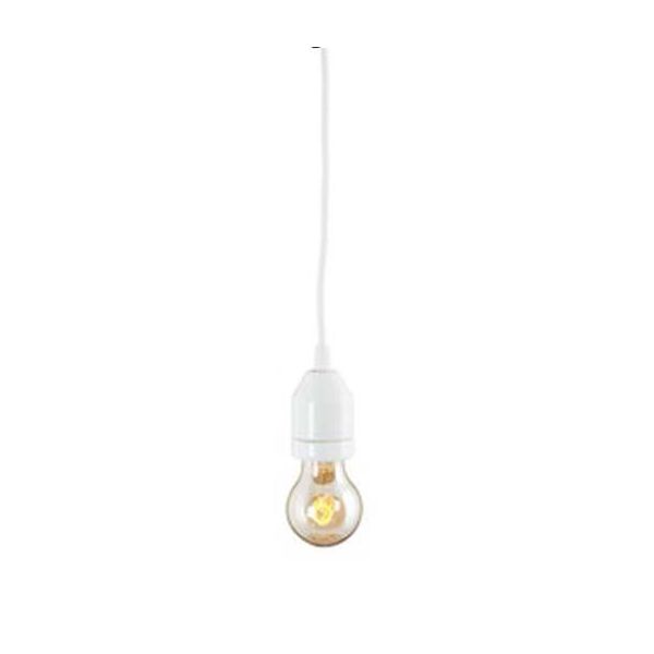 Ifö Electric Klack Pendelarmatur E27, porselen, takkopp Hvit/hvit