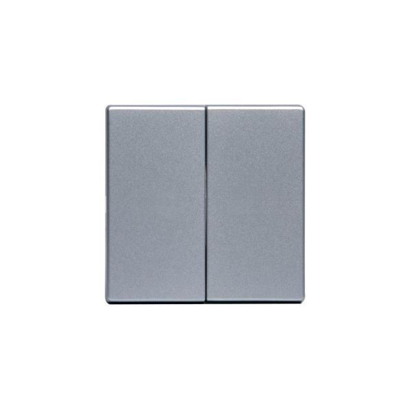 ABB 1785-83 Dobbelvipper for krone og dobbeltrapp Aluminium