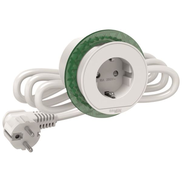 Schneider Electric XS Unica Bordenhet innebygd, 60 mm Hvit