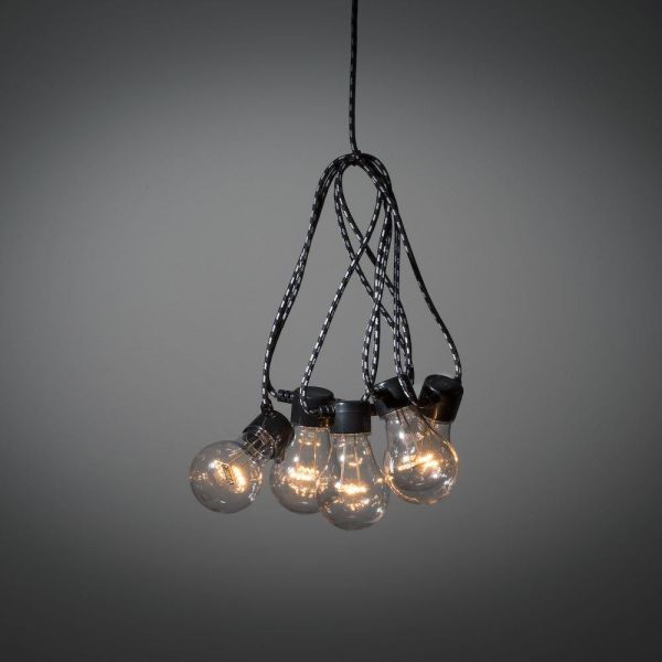 Konstsmide 2382-720 Lampeslynge 24 V, E27, 4,5 m, rav, 10 lyspunkter