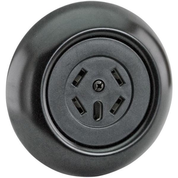 Schneider Electric Renova Telefonjack innfelt, rikstelefon, 4-polet Svart