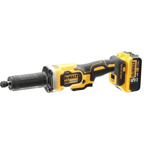 Dewalt DCG426P2 Slipemaskin med 5,0Ah-batterier og lader