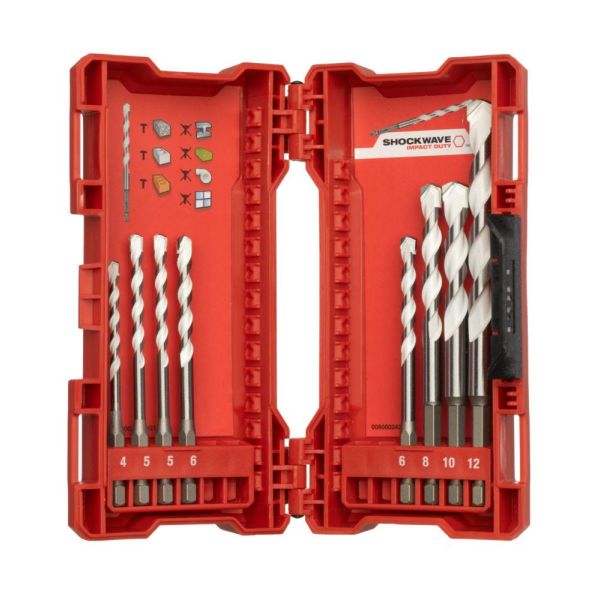 Milwaukee 4932471112 Universalboresett 8 deler