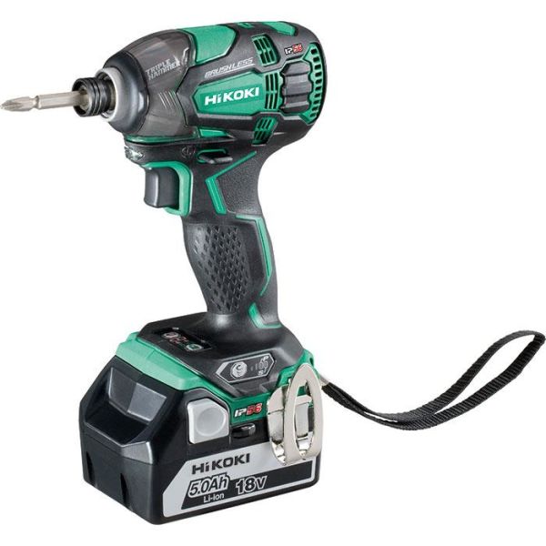 HiKOKI WH18DBDL2 Slagskrutrekker med 5,0Ah-batterier og lader