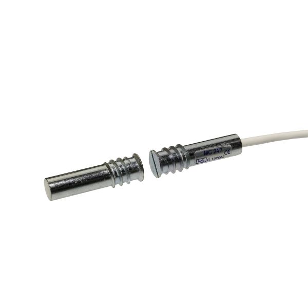 Alarmtech MC 247 Magnetkontakt 2 åpne kontakter 2 m kabel