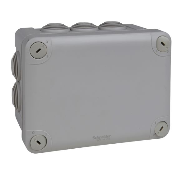 Schneider Electric ENN05267 Brannboks 105 x 105 x 80 mm, utvendig Grå