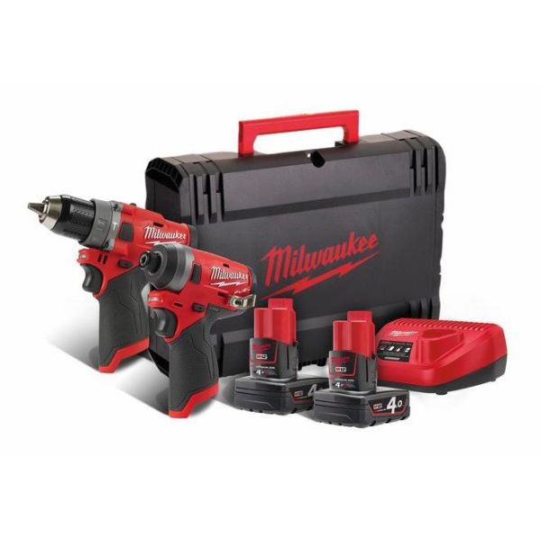 Milwaukee M12 FPP2A-402X Verktøypakke