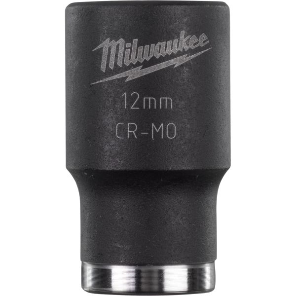 Milwaukee Shockwave Impact Duty Kraftpipe 1/2"-feste, kort 12 mm