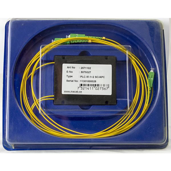 Televes 233760 Optiske fordelere PLC-M, dual window 2-veis