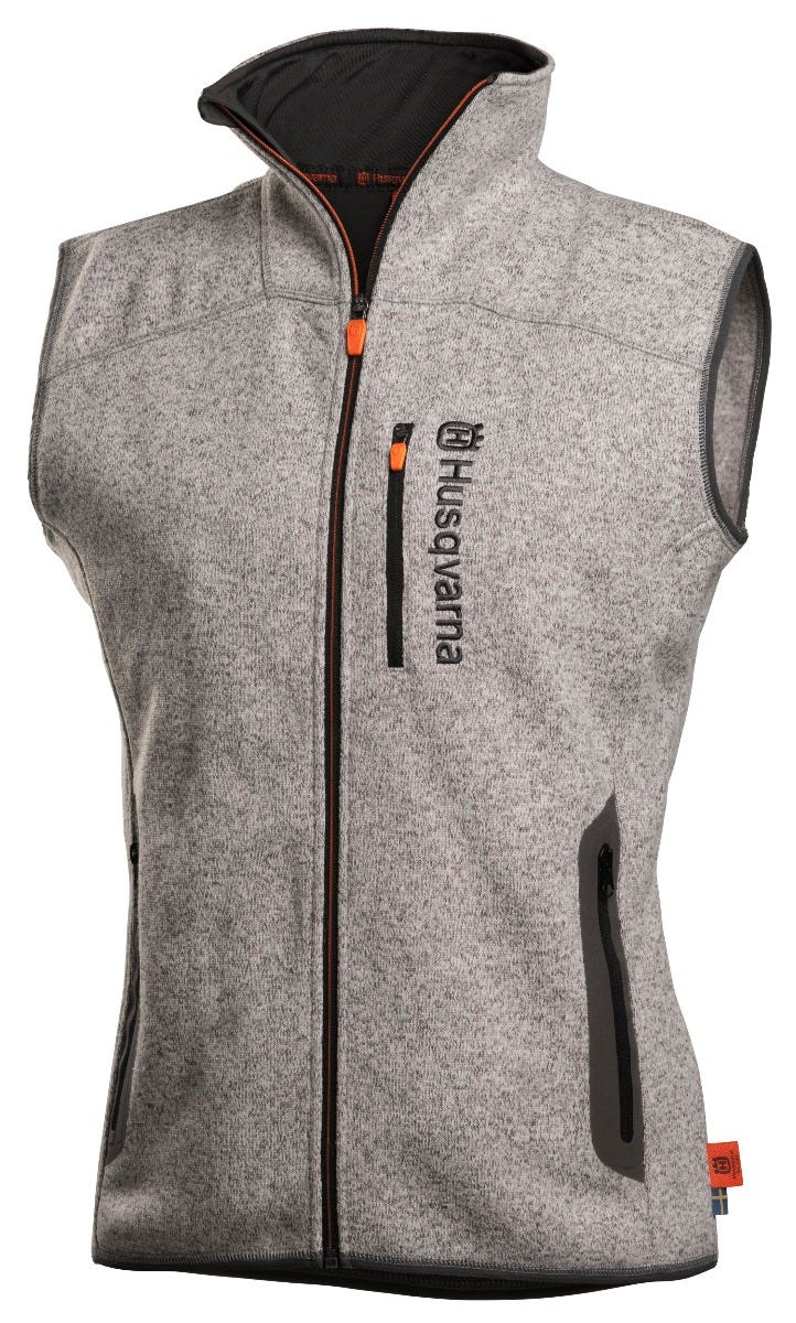 Husqvarna Fleecevest Dame Stålgrå XPLORER