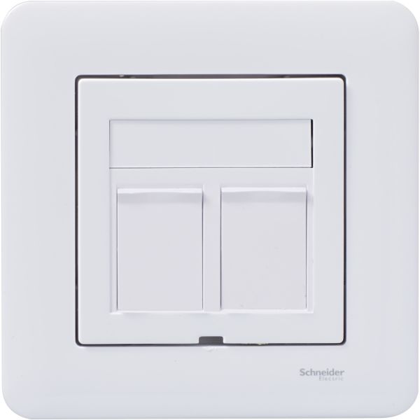 Schneider Electric Exxact 2xC6 UTP WDE002424 Modulæruttak 2 koblinger Plan