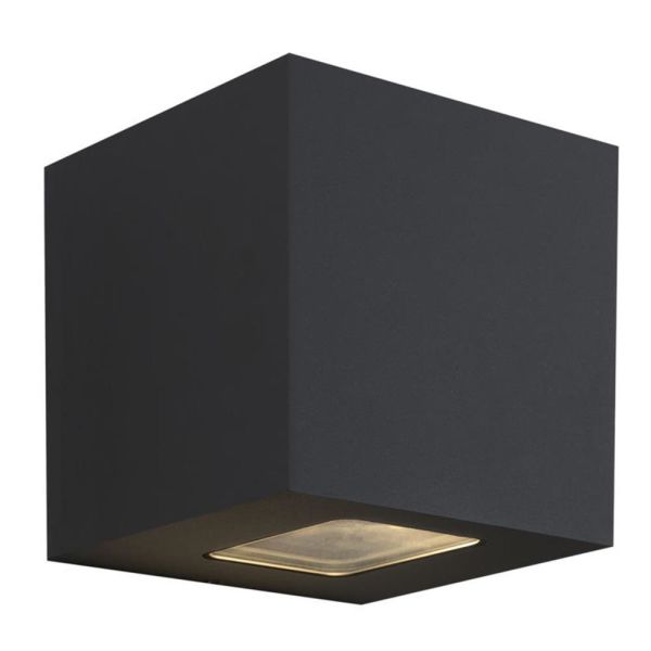 Hide-a-Lite Cube XL II Veggarmatur 3000 K, 1890 lm, 80°, 25 W, IP65 Antrasitt