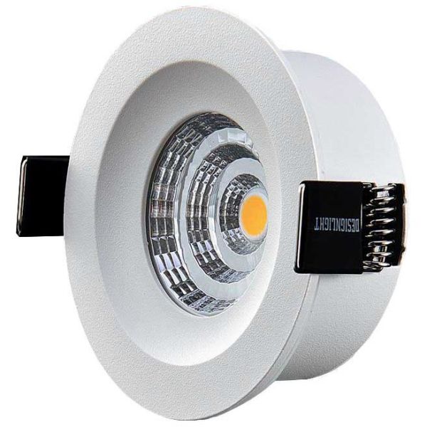 Designlight Q-3MW Downlight med driver, 3000 K, fast