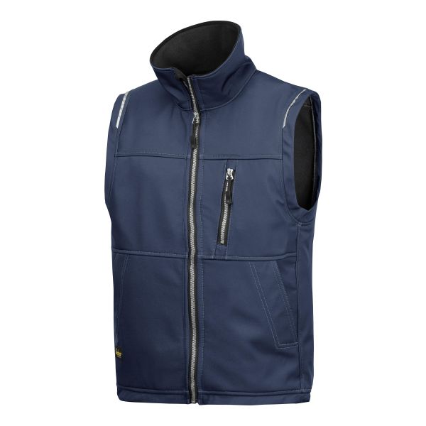 Snickers 4511 Softshellvest marineblå XS