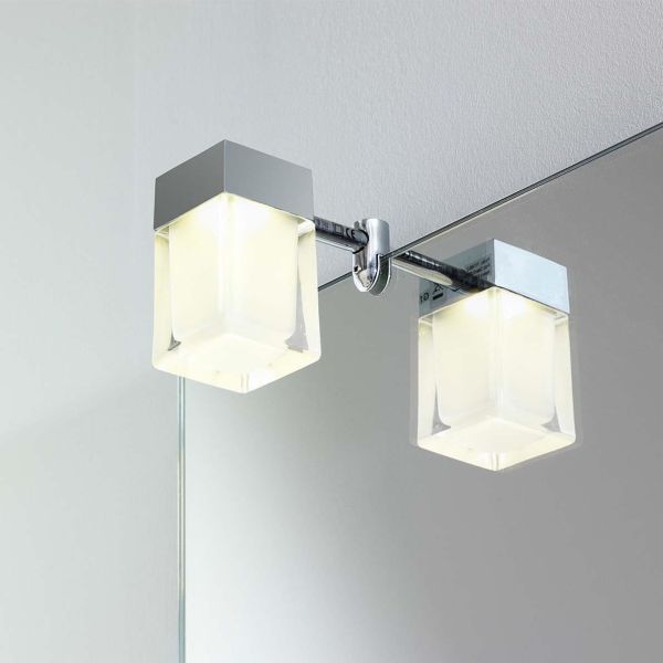 Gustavsberg Cube Speilbelysning 4,5 x 8 cm, til Artic-serien