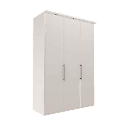 Garderobe Atlanta - Hvit 150 cm, 236 cm, Med gesims