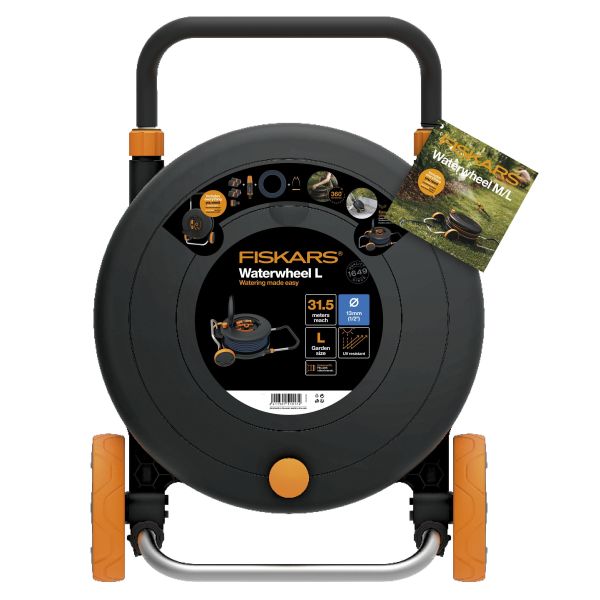 Fiskars Waterwheel Slangetrommel Ø 13 mm 30 m slange
