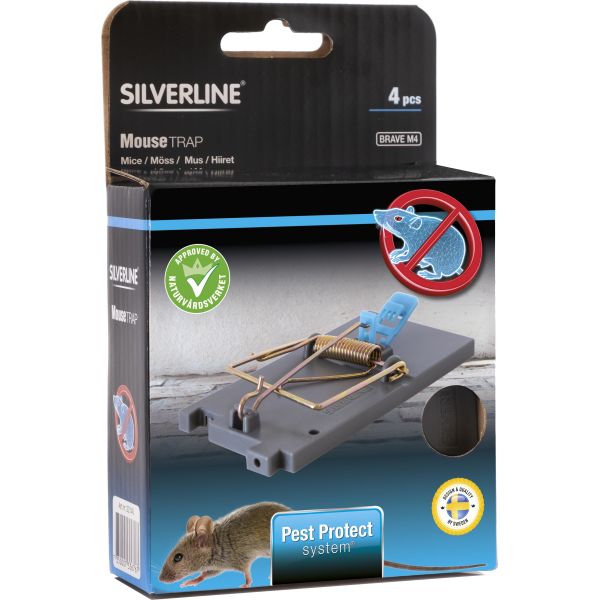 Silverline Brave Musefelle 4-pakning
