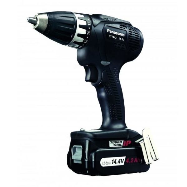 Panasonic EY7443LS2S Skrutrekker med 4,2Ah-batterier og lader