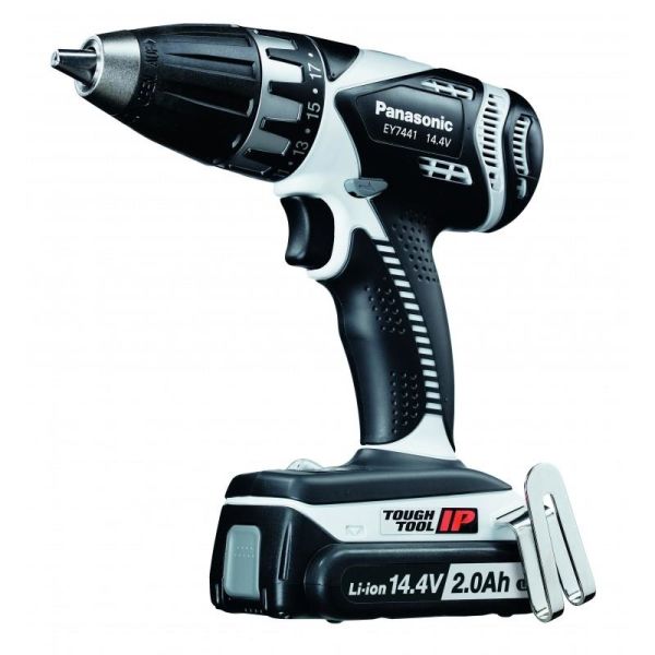 Panasonic EY744LFA32 Borskrutrekker med 2,0Ah-batterier og lader