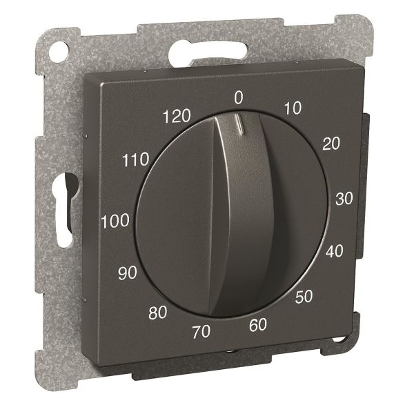 Schneider Electric Exxact Timer mekanisk, 0–120 mm Antrasitt
