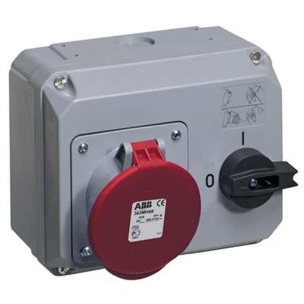 ABB 2CMA167721R1000 Vegguttak IP44, 63 A, 400 V 3P+J