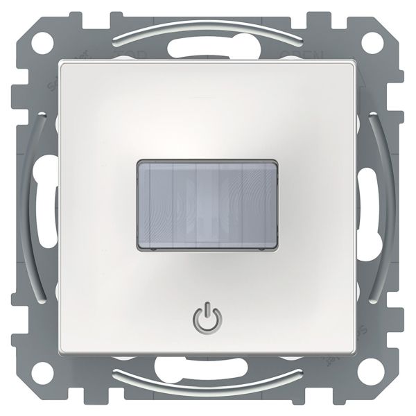 Schneider Electric Exxact Bevegelsessensor med trykknapp Hvit, blank
