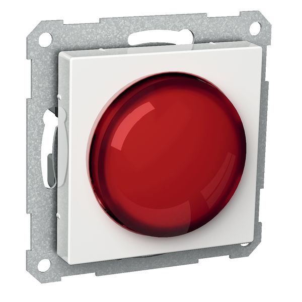 Schneider Electric Exxact Lyssignal E10, hvit Rød linse