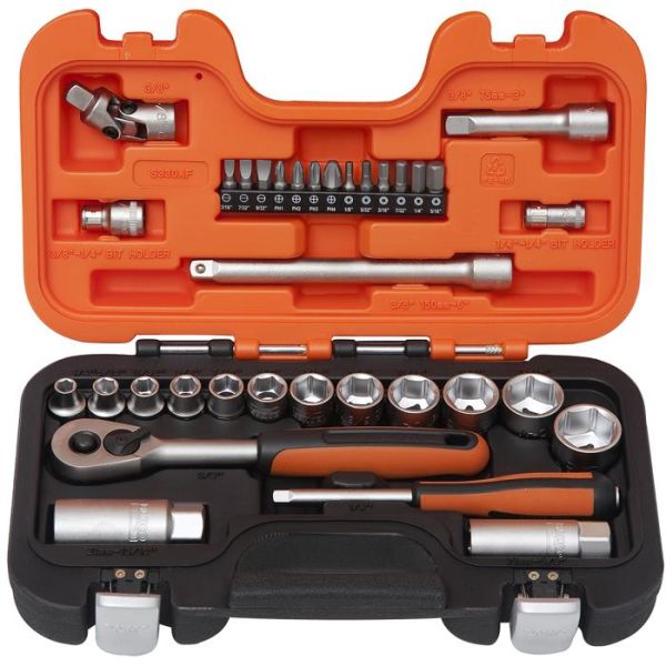 Bahco S330AF Pipenøkkelsett 3/8"