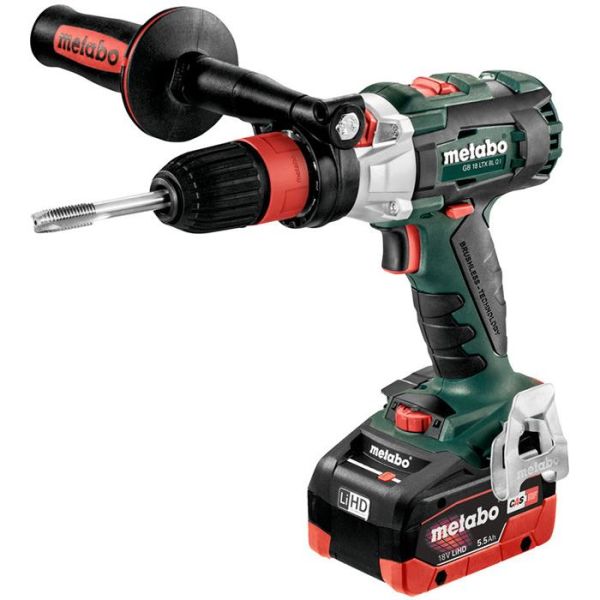 Metabo GB 18 LTX BL Q I Borskrutrekker med 5,5 Ah-batterier og lader