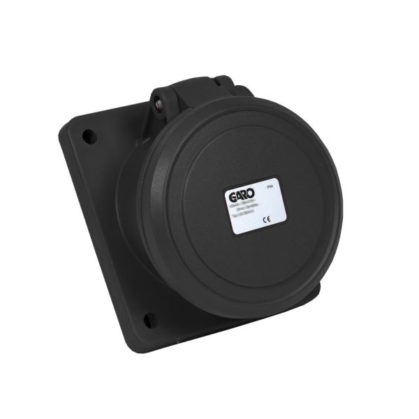 Garo UIS 363-7 S Paneluttak IP44, 4-polet, 63 A, skrå Svart, 7 h