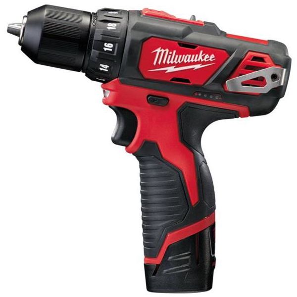 Milwaukee M12 BDD-202C Borskrutrekker med batterier og lader
