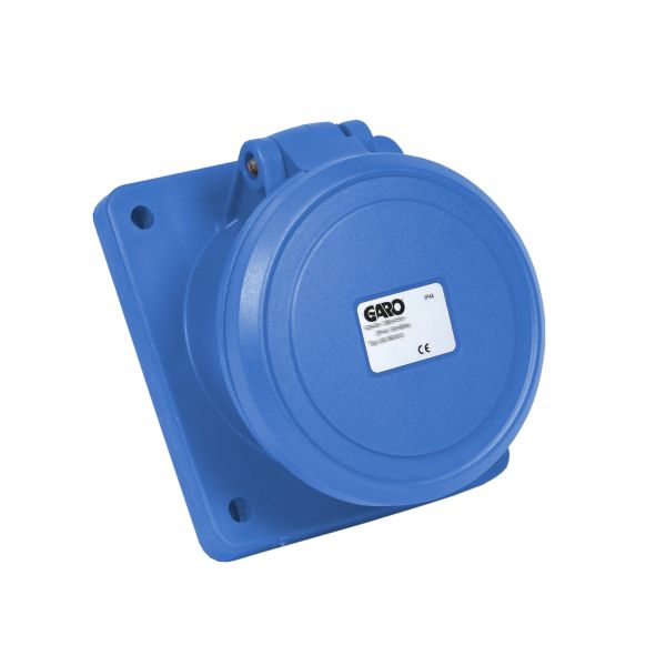 Garo UIS 363-9 S Paneluttak IP44, 4-polet, 63 A, skrå Blå, 9 h
