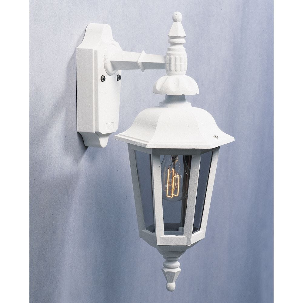 Konstsmide Vegglampe Pallas Ned e27 Hvit