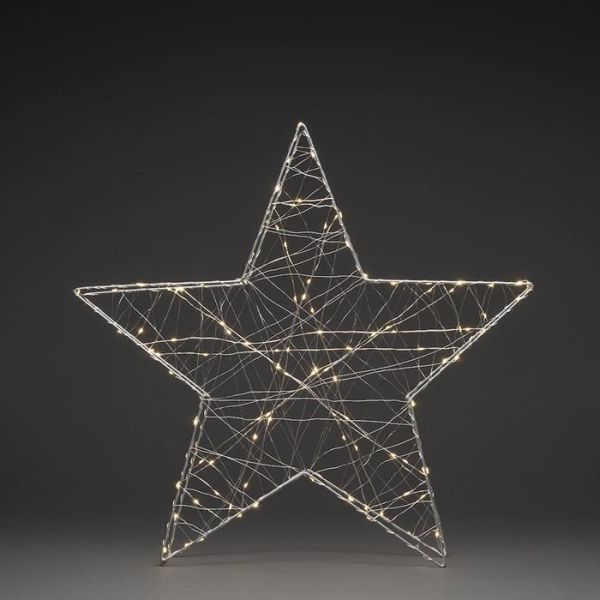 Konstsmide 1793-333 Julestjerne metall, 60 cm